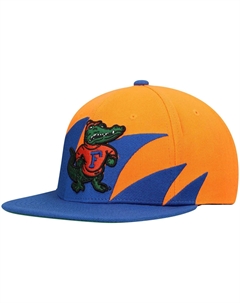 Мужская кепка Royal/оранжевая Florida Gators Sharktooth Snapback Mitchell and ness