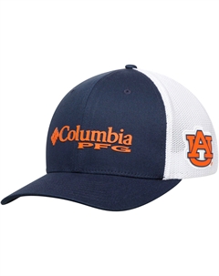 Мужская кепка Navy Auburn Tigers Collegiate PFG Flex Hat Columbia