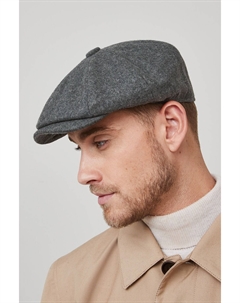 Плоская кепка Christys' London Baker Boy, серый Next