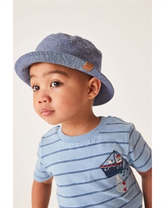 Гладкая рыбацкая шляпа, синий Next