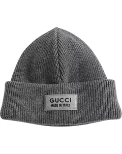 Шапка Patch, темно-серый Gucci