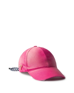 Бейсболка из хлопка, розовый Prada