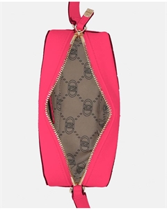 Сумка через плечо с эффектом сафьяна, фуксия Liu jo