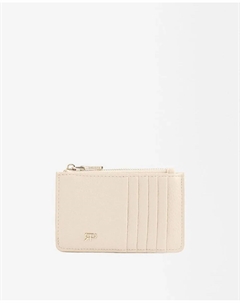 Маленькая женская визитница с застежкой-молнией, однотонная, цвет Crudo Parfois
