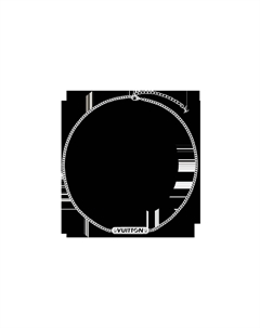 Ожерелье с надписью LV ID, серебряный Louis vuitton