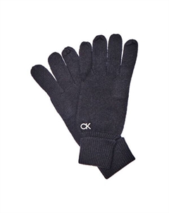 Перчатки шерстяные с добавлением кашемира, черный Calvin klein