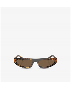 Солнцезащитные очки Mu 07zs с нестандартной оправой из ацетата, желтый Miu miu