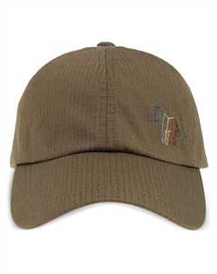 Бейсболка с зебровым принтом, зеленый Paul smith