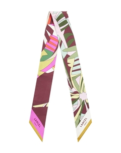 Шелковый платок, розовый Lancel