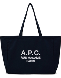 Сумка-шоппер Diane 'Rue Madame' темно-синего цвета, темно-синий A.p.c.