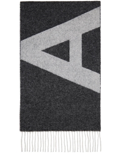 Серый шарф Мало, черный A.p.c.