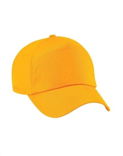 Простая оригинальная бейсболка с 5 панелями, золото Beechfield®