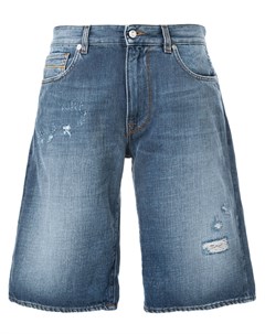 Love moschino джинсовые шорты с прорезями 52 синий Love moschino