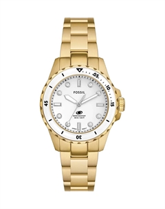 Часы Blue Dive, золотой Fossil