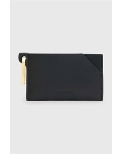 Кожаная визитница HEX CARDHOLDER, черный Allsaints