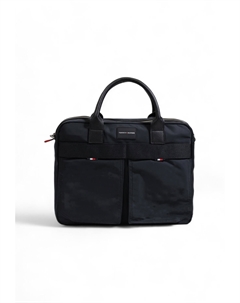 Портфель мужской, черный Tommy hilfiger
