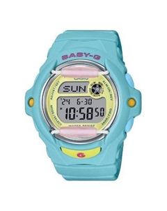 Часы baby-g digital 'baby blue', голубой Casio
