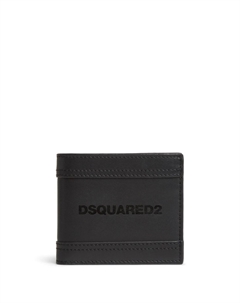 Кошелек с логотипом, черный Dsquared2