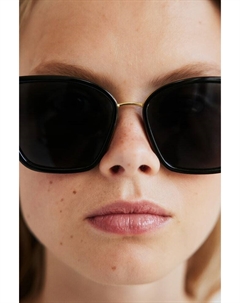 Квадратные солнцезащитные очки, черный H&m