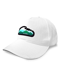 Бейсболка Mountain Carabiner, белый Kruskis