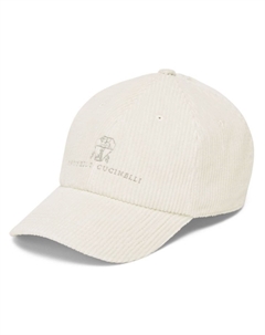 Кепка с логотипом, нейтральный цвет Brunello cucinelli