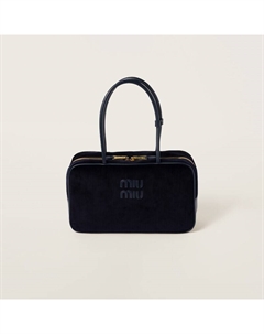 Вельветовая сумочка Beau, синий Miu miu