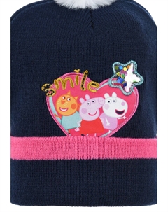 Шапка WINTER BOMMEL, темно-синий Peppa pig