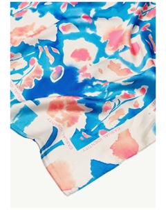 Шарф GEMUSTERTES TUCH AUS VISKOSEMIX, бирюзовый Comma casual identity