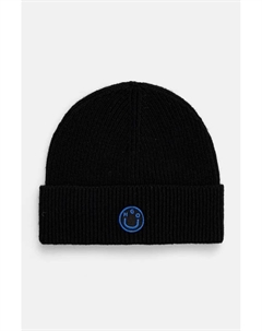 Hugo Синяя шерстяная шапка, черный Hugo blue
