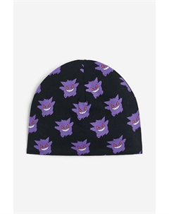 Шапка x Pokémon Printed Jersey, черный H&m