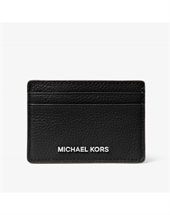 Визитница Pebbled Leather, черный Michael michael kors