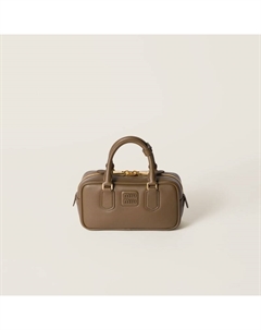 Сумка из кожи Аркадия, коричневый Miu miu