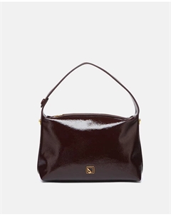 Бордовая лаковая сумочка, цвет Granate Abbacino