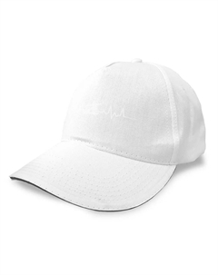 Бейсболка Snowboarding Heartbeat, белый Kruskis