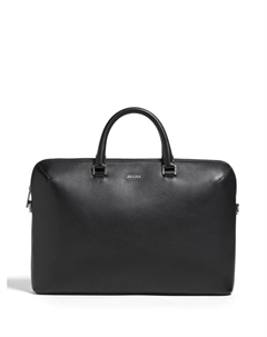 Кожаный портфель, черный Zegna
