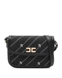 Сумка на плечо с логотипом, черный Elisabetta franchi la mia bambina