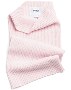 Кашемировый снуд в рубчик, розовый Barrie