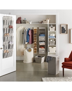 Холщовая сумка для хранения, цвет Black White Tweed Sonoma goods for life