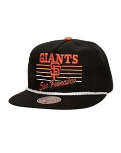 Мужская черная кепка San Francisco Giants Radiant Lines Deadstock Snapback, цвет Gnt Black Mitchell and ness