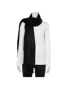 Женский однотонный продолговатый шарф, цвет Pitch Black Sonoma goods for life