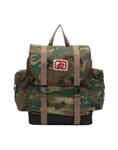 Камуфляжный большой рюкзак с узором d2, мультиколор Dsquared2