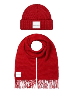 Вязаный шарф «милая пара» 14, красный Navahoo