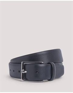 Мужской ремень с внутренней подкладкой из растительной кожи, черный Hackett