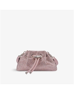 Сумка через плечо из атласа Cinch, розовый Jimmy choo