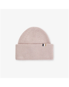 Шапка-Бини в рубчик, розовый Boss