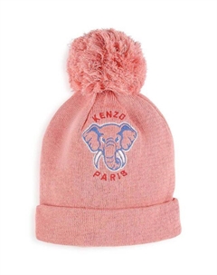 Детская шапка из смесовой шерсти, розовый Kenzo