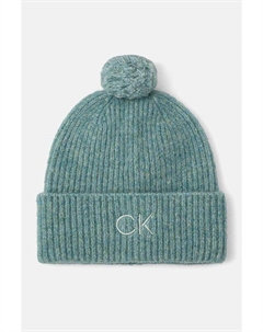 Шерстяная шапка, бирюзовый Calvin klein