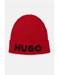 Шерстяная шапка, красный Hugo