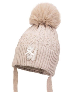 Детская шапка из смесовой шерсти ANE II, бежевый Jamiks