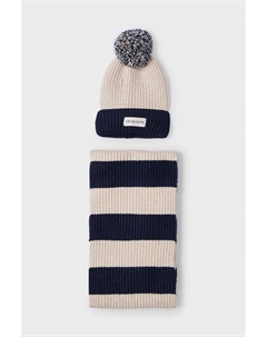 Детская шапка и шарф, темно-синий Mayoral